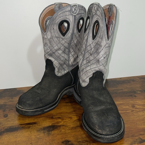 Twisted X Other - 🎄Holiday Sale🎄Twisted X' Men's Western Work EH Steel Toe Charcoal/Gray size 9.5D